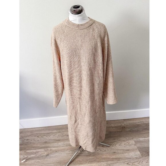 H&M Beige Wool Knit Sweater Dress - Picture 2 of 10